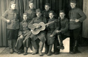 zaloznik Masarik F. v Seredi. boje proti Madarum